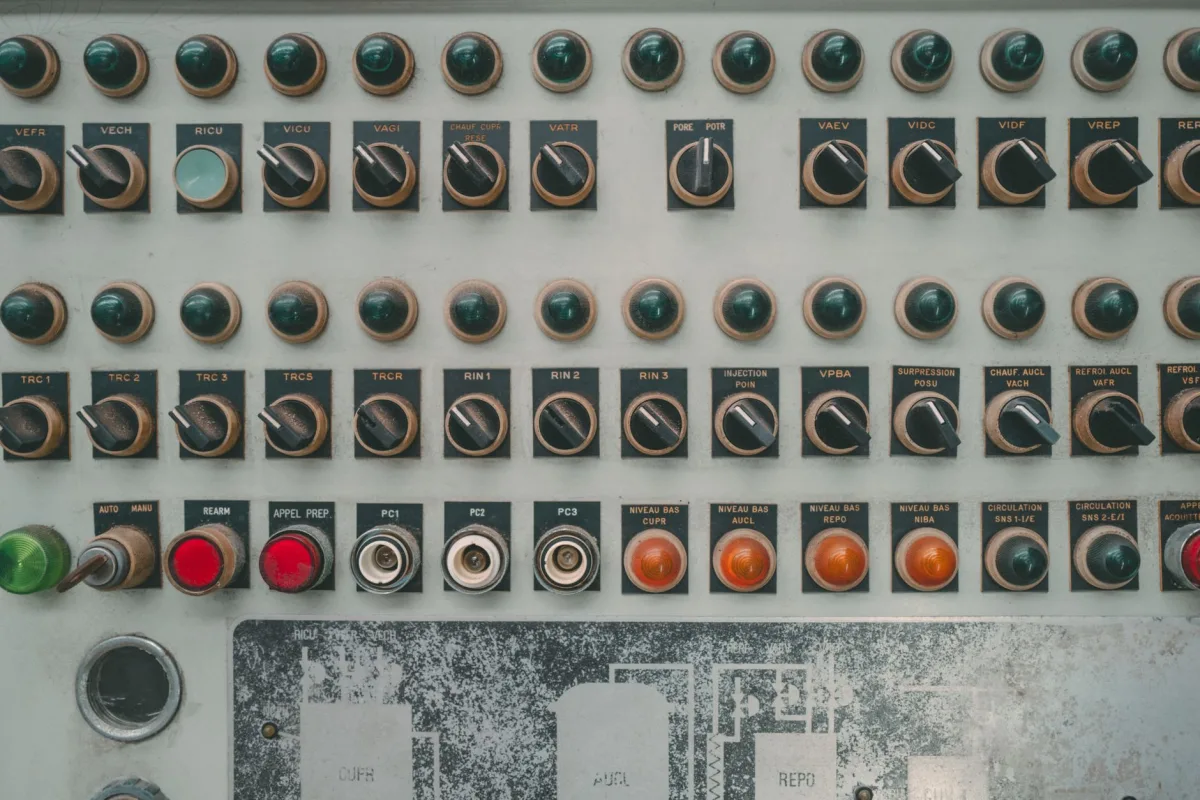 Septic pump control panel with the power switch left on