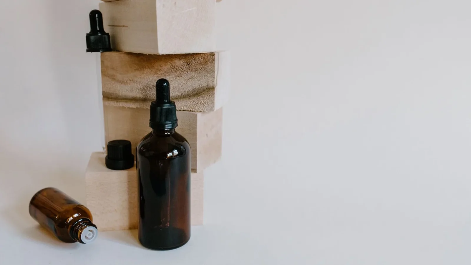 Bottles and boxes of septic tank treatment products on a shelf